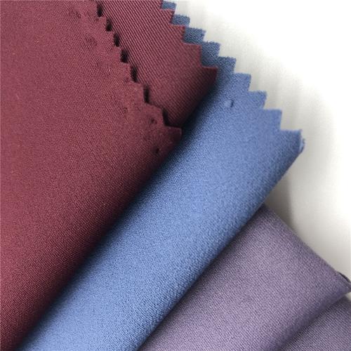 經緯編廠家緯編雙面滌綸萊卡 裸感瑜伽服面料